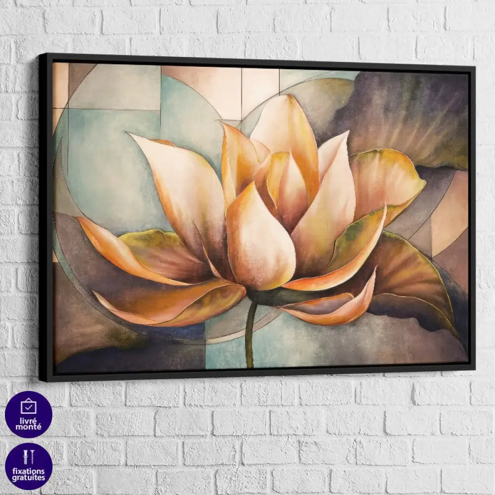 Tableau Contemporain Fleur d