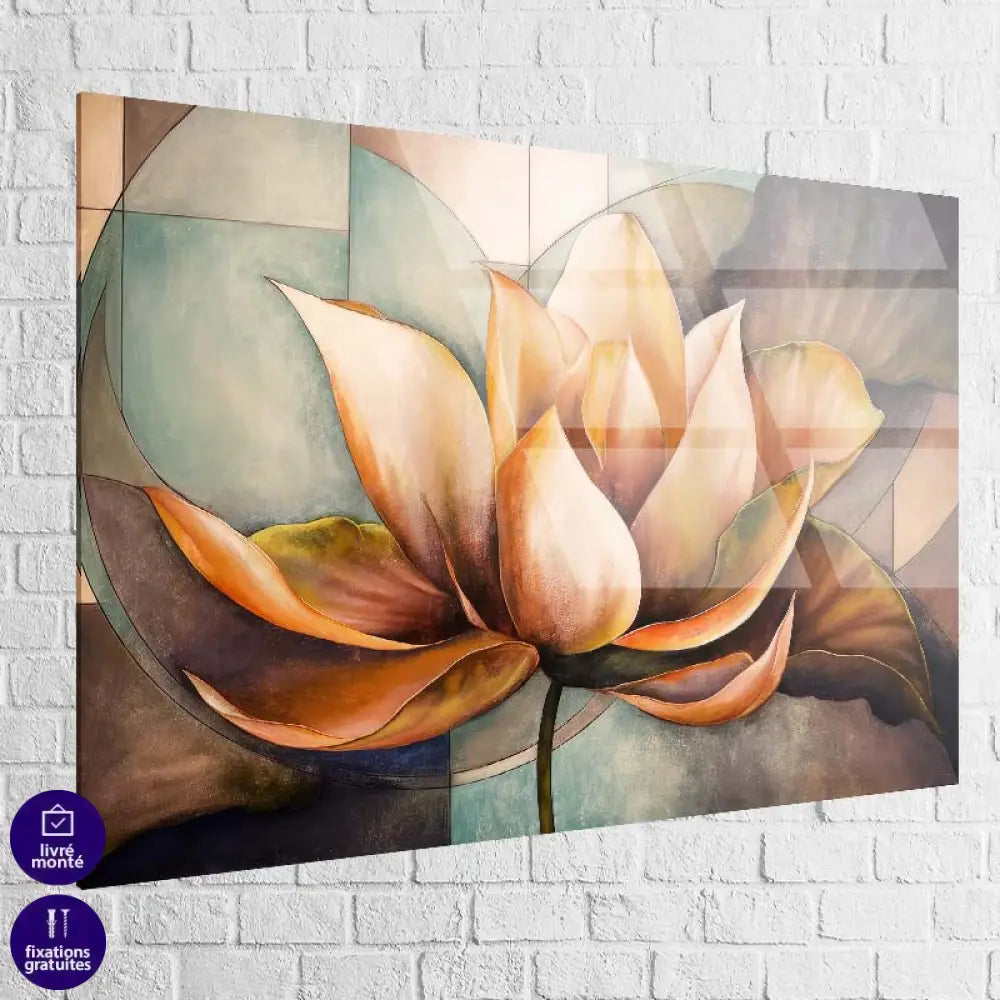 Tableau Contemporain Fleur f