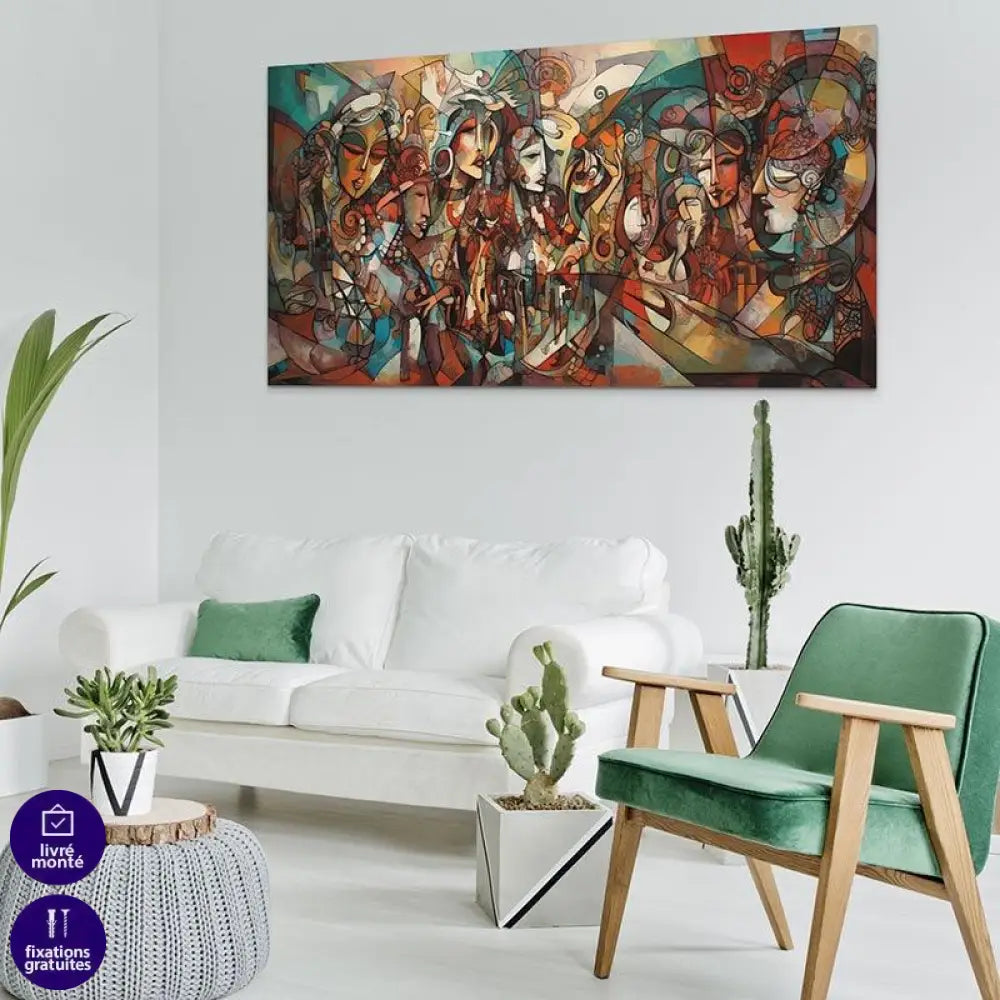 Tableau Contemporain Les Femmes Précieuses - Montableaudeco