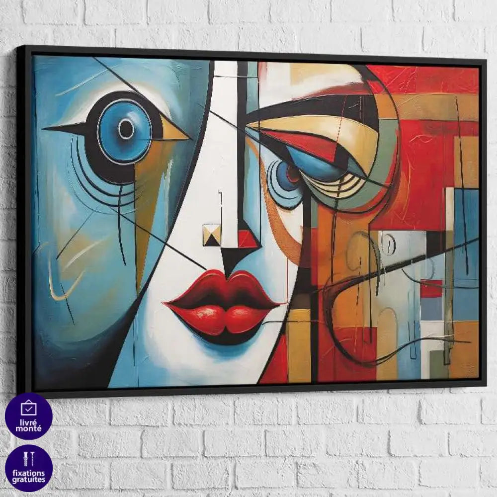 Tableau Contemporain | Reflets Cubiste | Profitez des Promos -20% c