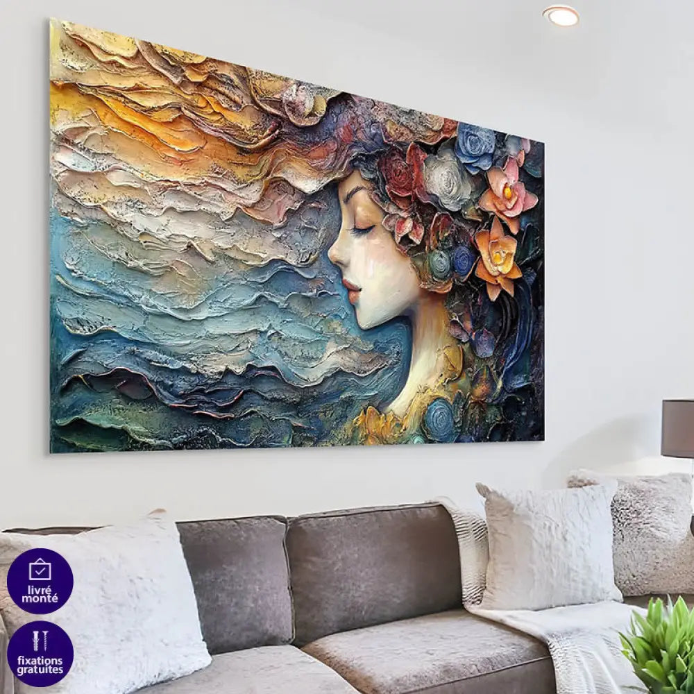 Tableau Contemporain Souffle du Printemps Tableau Contemporain