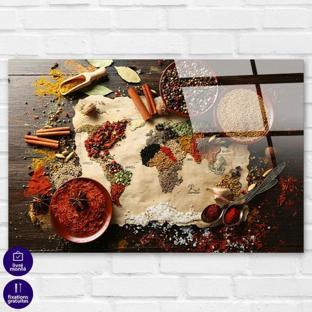 Tableau Cuisine | Carte du Monde | Profitez des Promos e