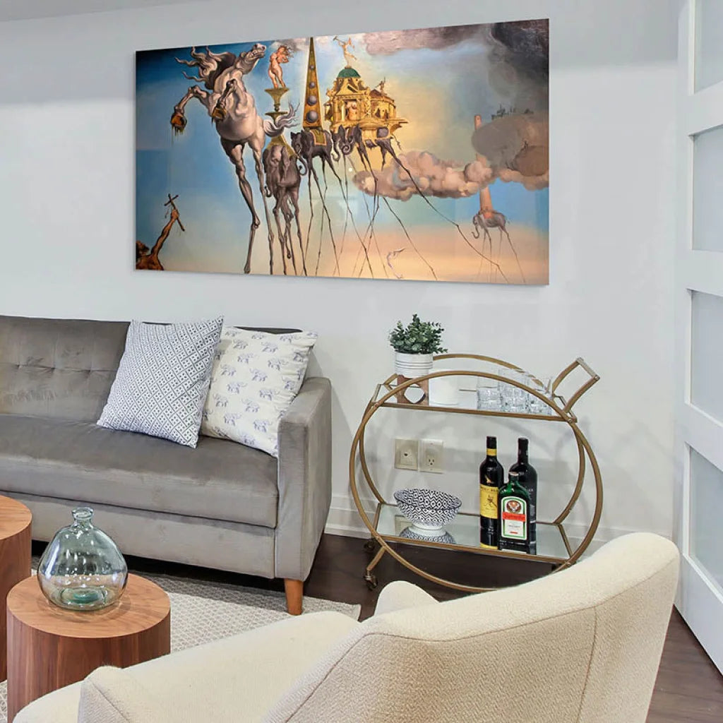 Tableau Dali La Tentation de Saint-Antoine Tableau Dali