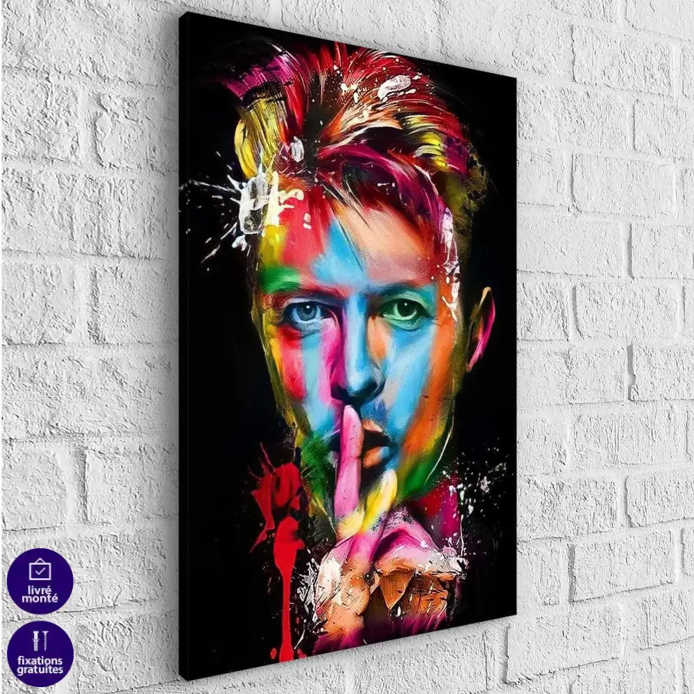 Tableau David Bowie Le Portrait Pop - Montableaudeco