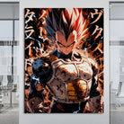 décoration geek dragon ball freezer violet