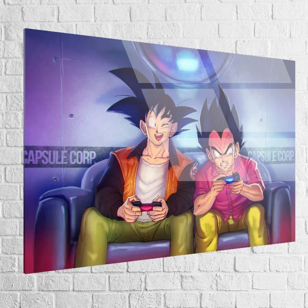toile pop culture dragon ball humoristique game over