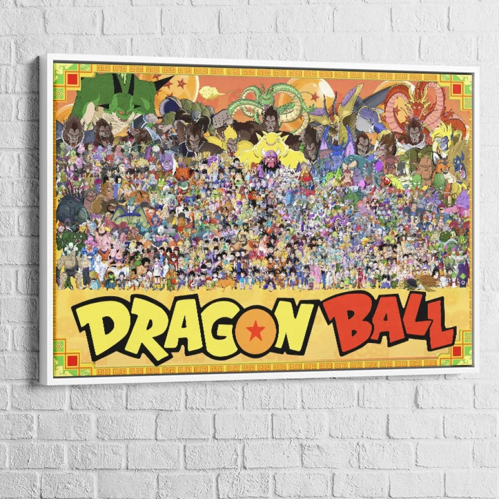 tableau plexiglas dragon ball pour setup gaming