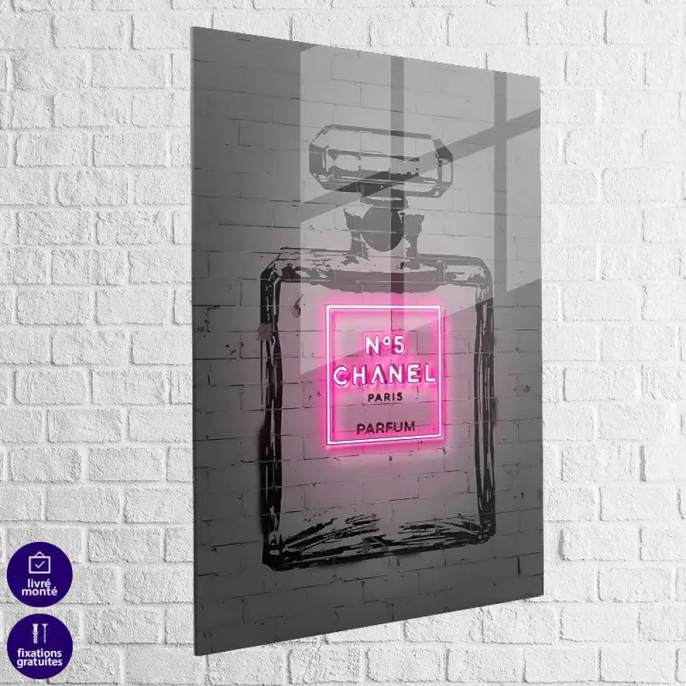 Tableau Fashion Chanel Rose - Montableaudeco