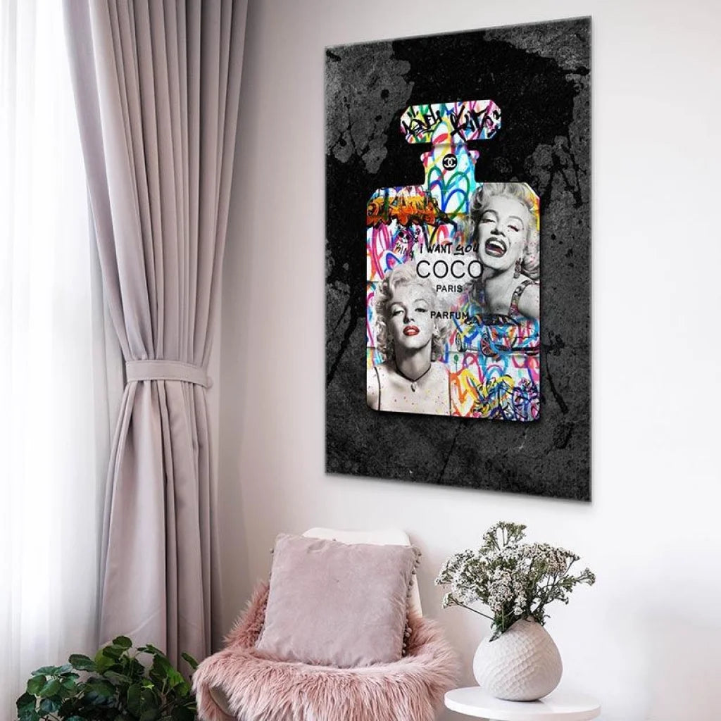 tableau contemporain glamour urbain