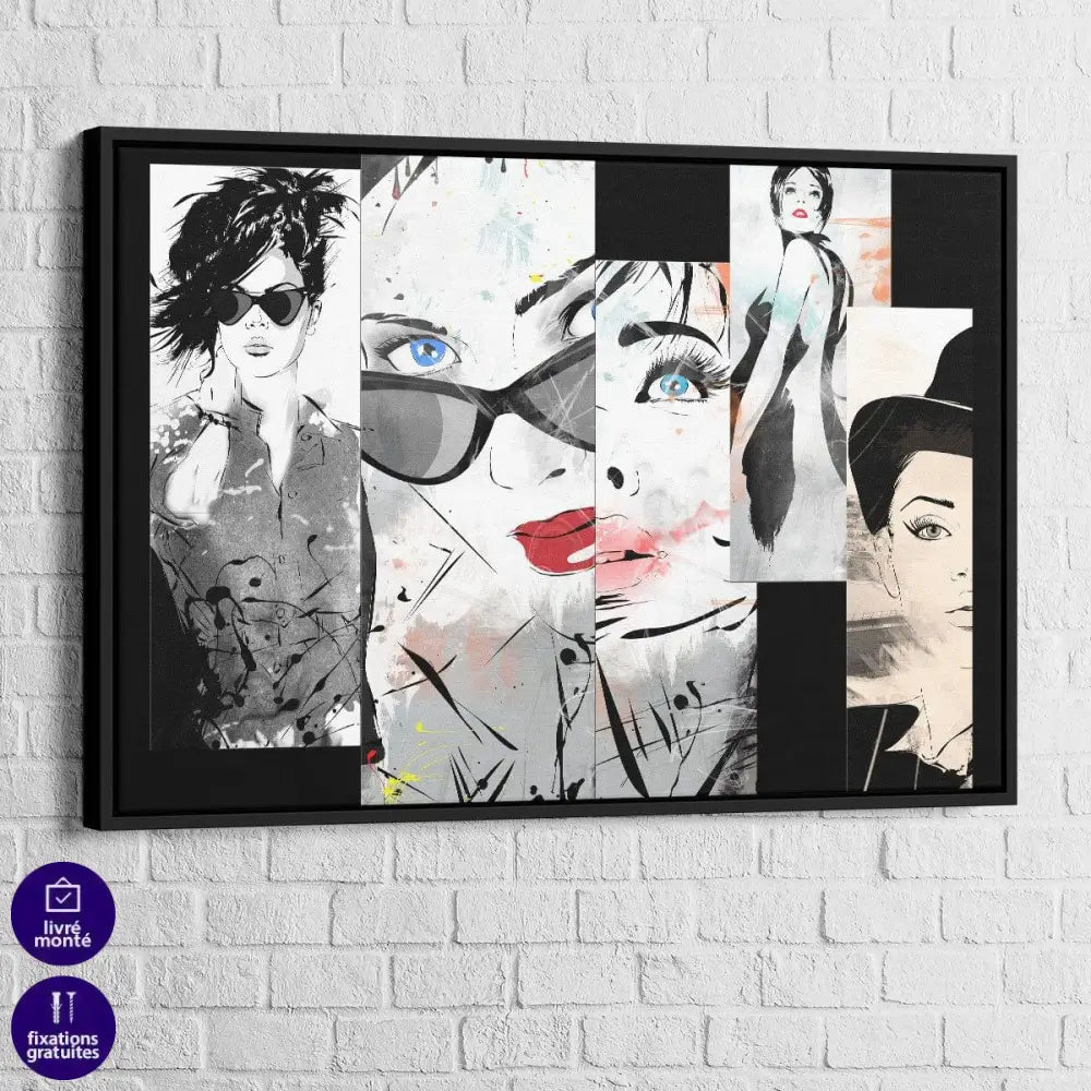 Tableau Fashion Only Girls - Montableaudeco