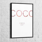 Tableau Fashion Prada et Coco Chanel - Montableaudeco