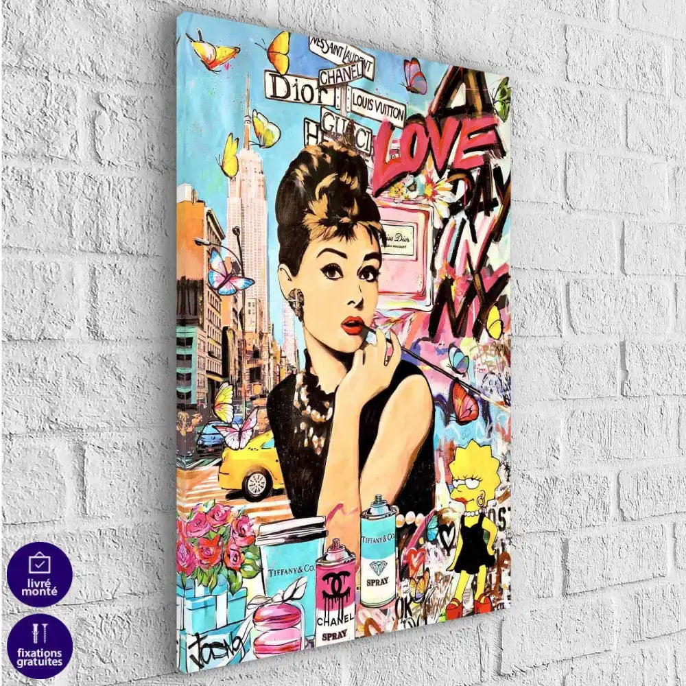 Tableau Fashion Vogue Rétro 3 Pièces - Montableaudeco