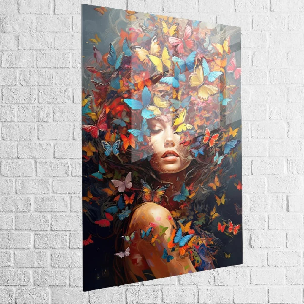 Tableau Femme Beauté Surréaliste 40x60cm / Plexiglas Tableau Femme