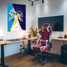 tableau musique salon moderne freddie mercury veste jaune