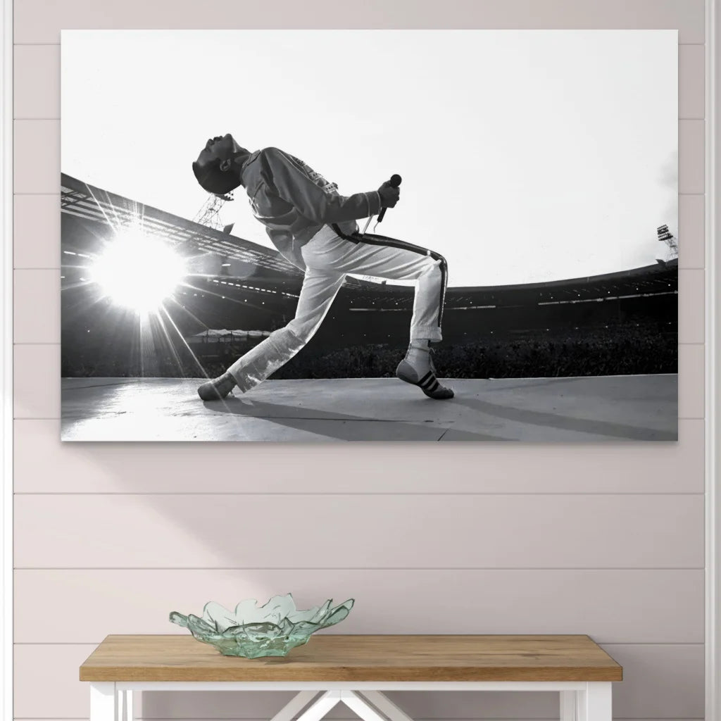 Tableau Freddie Mercury Wembley 40x60cm / Affiche sans cadre Tableau Abstrait