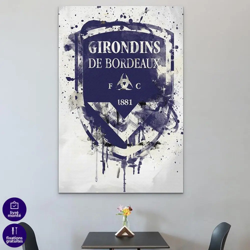 Tableau Girondins de Bordeaux - Montableaudeco