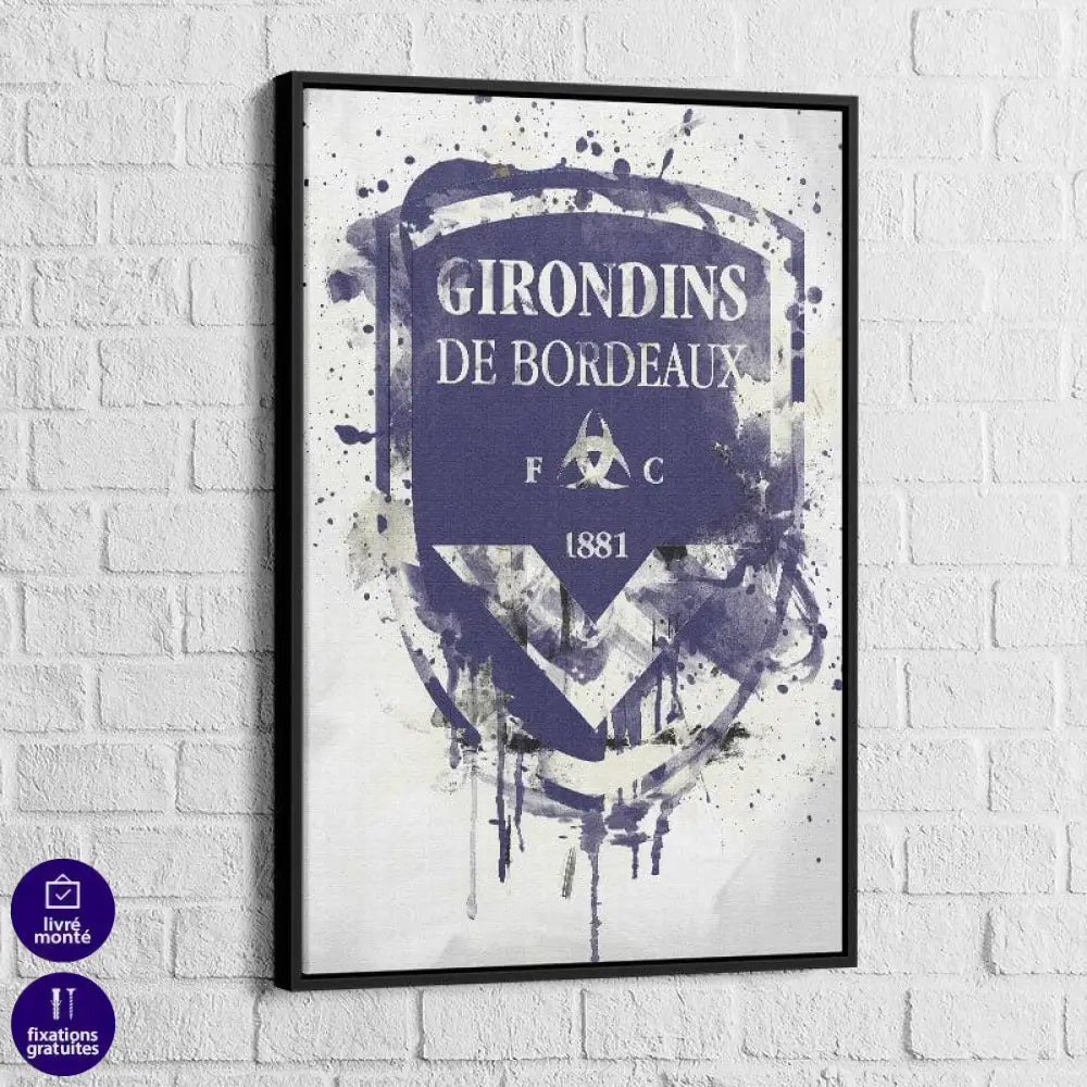 Tableau Girondins de Bordeaux - Montableaudeco