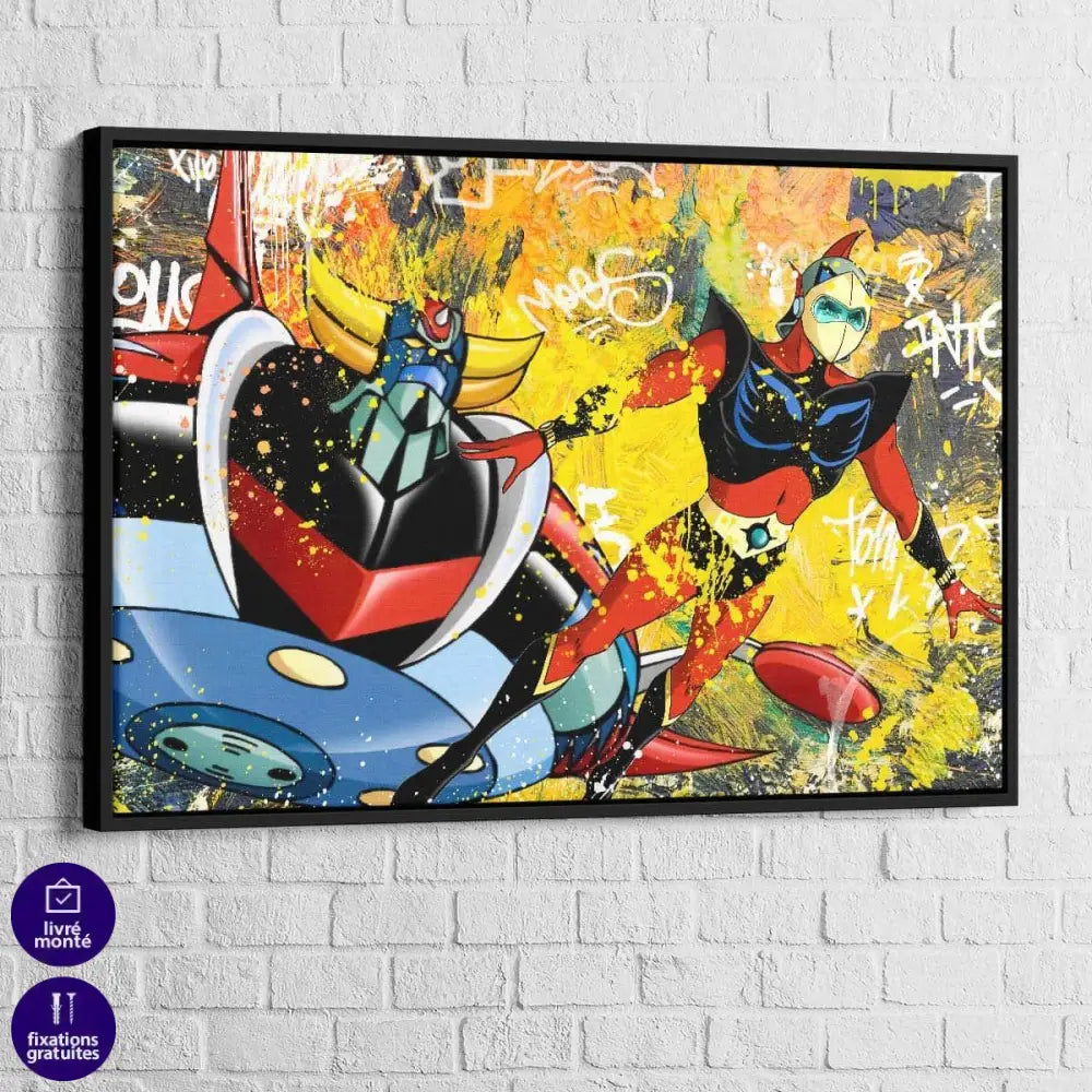 Tableau Goldorak Actarus - Montableaudeco