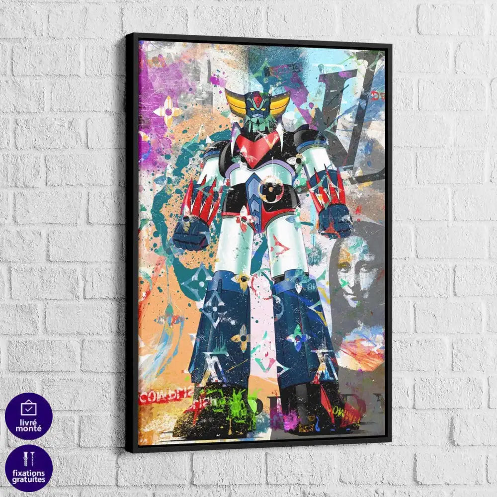 Tableau Goldorak et Fashion - Montableaudeco