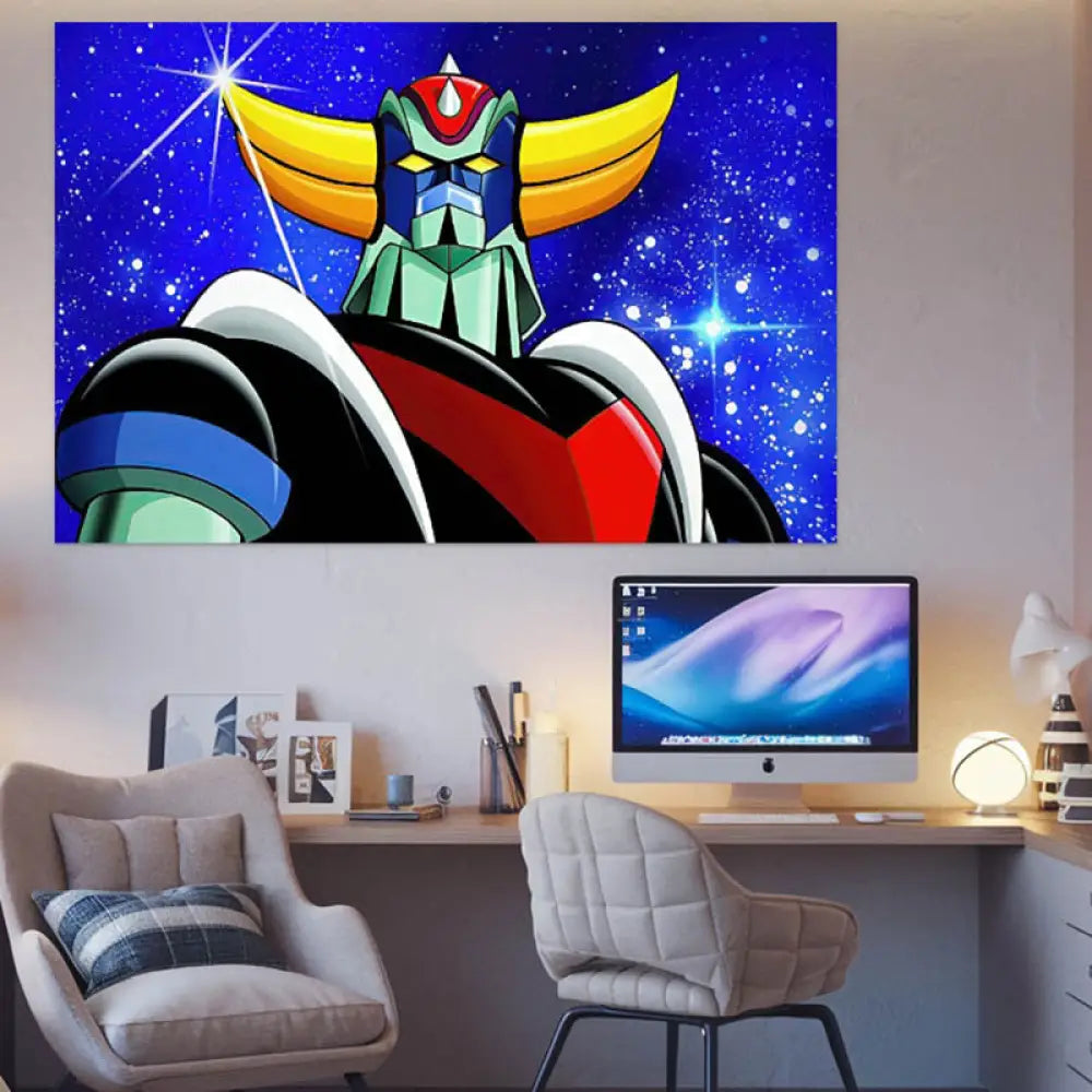 Tableau Goldorak Original 40x60cm / Affiche sans cadre Tableau Goldorak