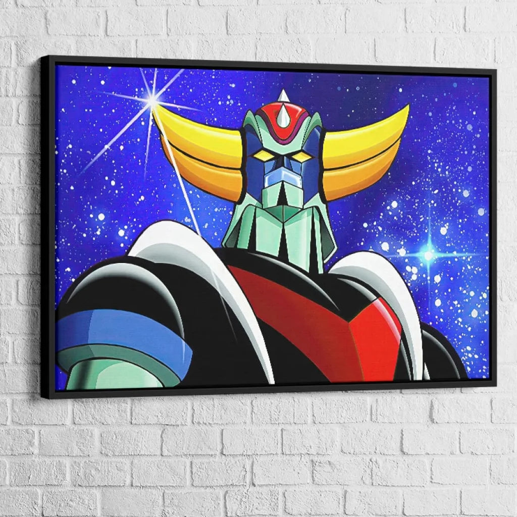 Tableau Goldorak Original 40x60cm / Cadre Noir Tableau Goldorak