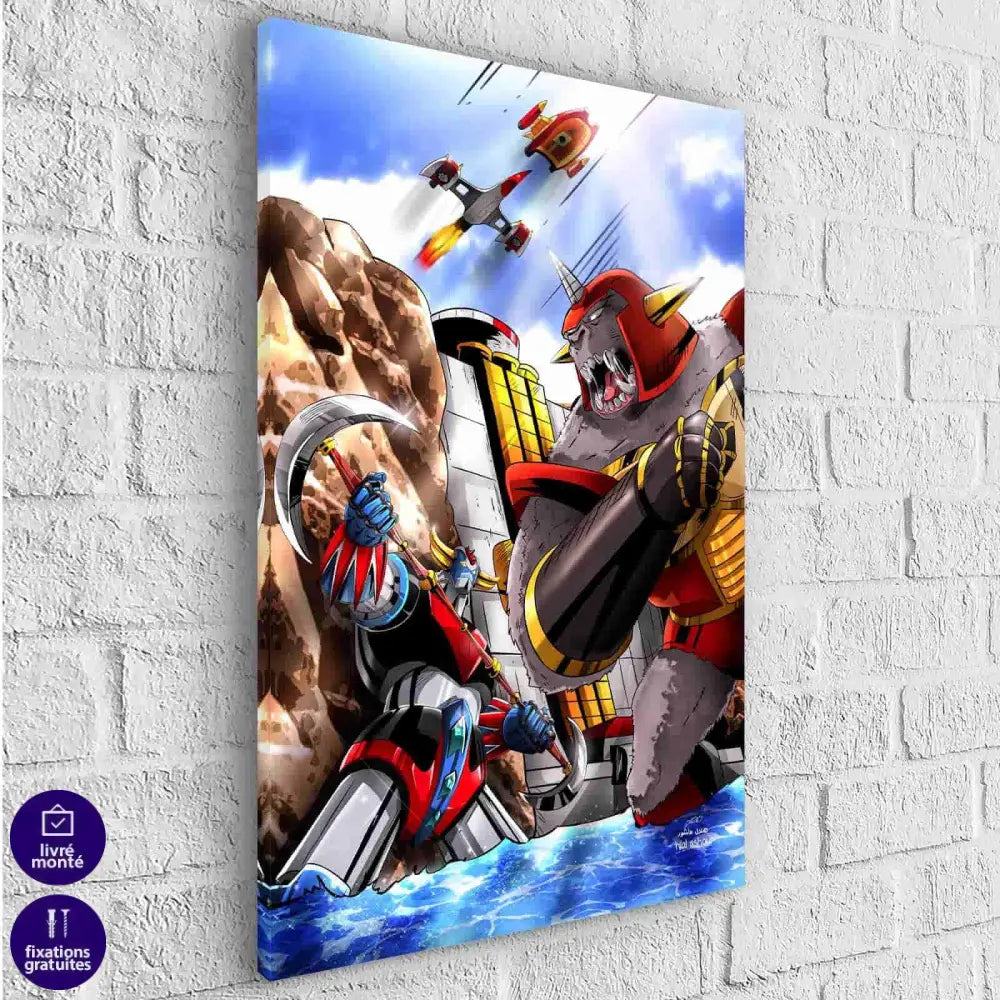 Tableau Goldorak Original - Montableaudeco