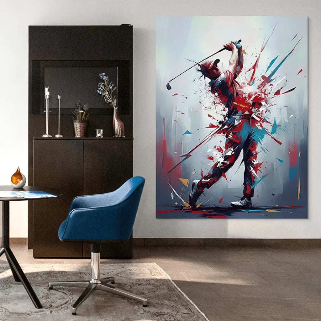 tableau golf moderne