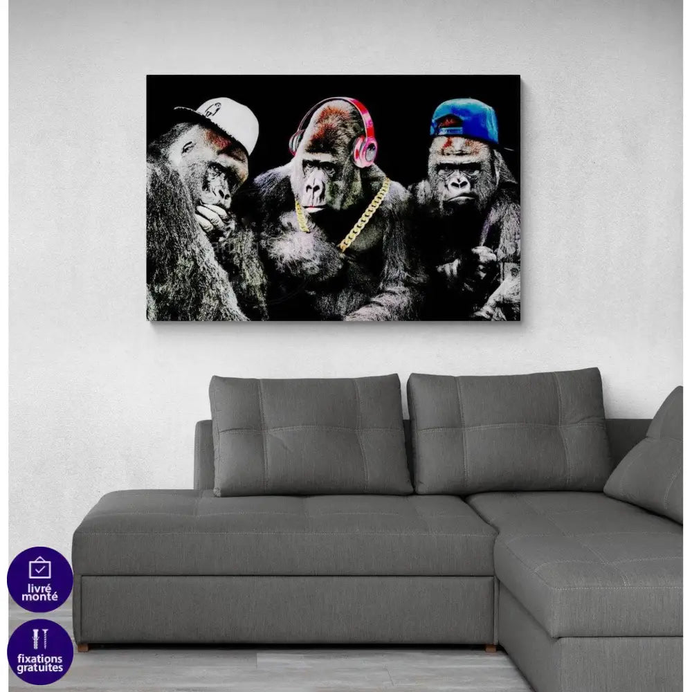 Tableau Gorille Cool - Montableaudeco