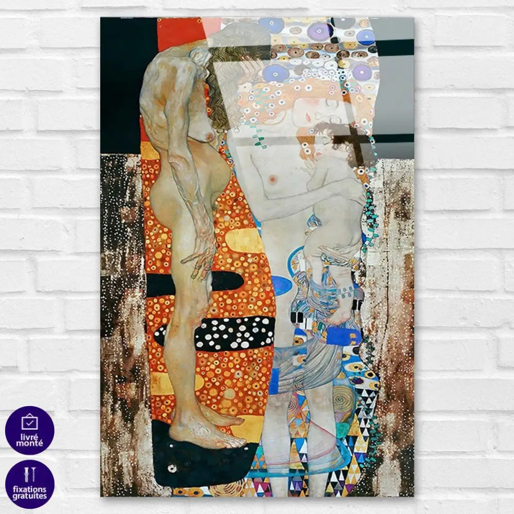 Tableau Gustav Klimt Les Trois Âges de la femme - Montableaudeco