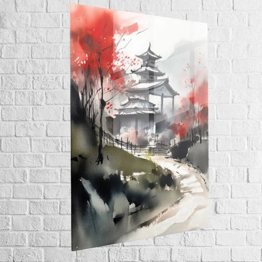Tableau Japonais Tranquillité d’Automne 40x60cm / Plexiglas Tableau Japonais