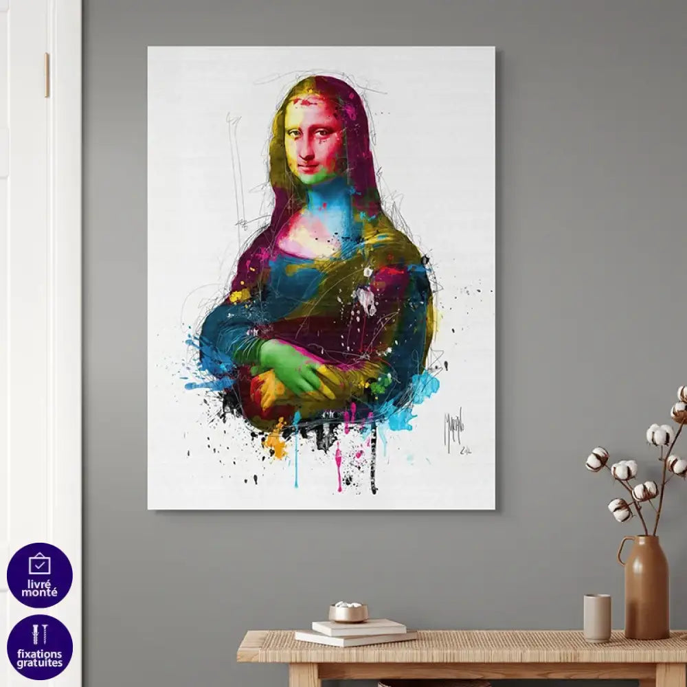 Tableau Joconde Street Colors 40x60cm / Affiche sans cadre Tableau Moderne