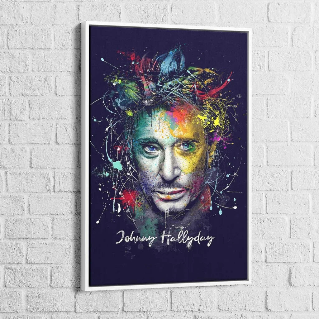 Tableau Johnny Hallyday Artwork - Montableaudeco