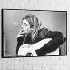 Tableau Kurt Cobain 40x60cm / Cadre noir Tableau Abstrait