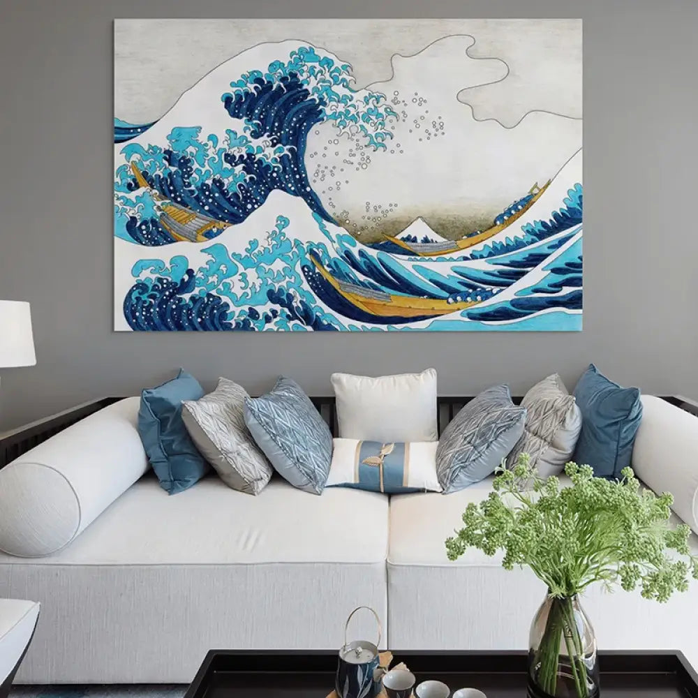 tableau la grande vague de kanagawa hokusai