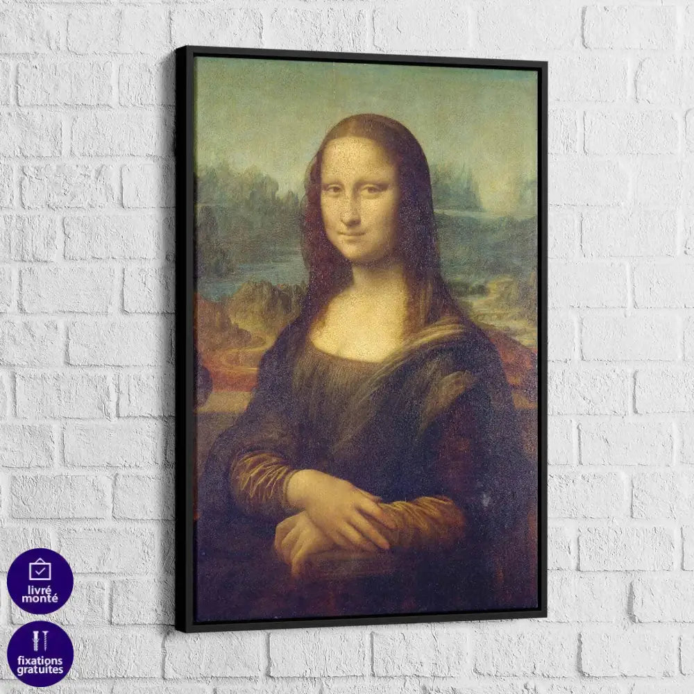 Tableau La Joconde Leonard De Vinci - Montableaudeco