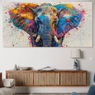 Décoration murale éléphant design style street art et moderne

