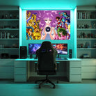 Tableau Les Chevaliers du Zodiaque Protéger Athéna

