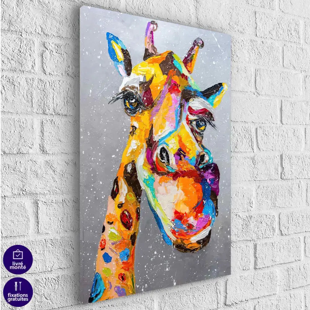 Tableau Les Jolies Girafes - Montableaudeco