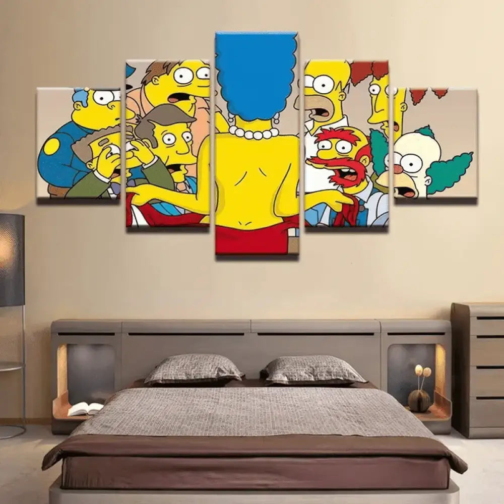 tableau Simpson 5 parties Montableaudeco