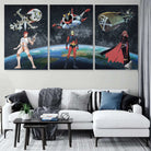 Tableau Les Super Héros 40x60cm / Toile tendue sur châssis Tableau Animation