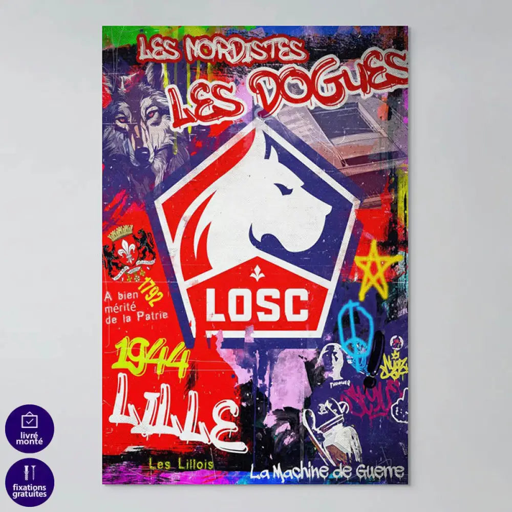 Tableau Lille LOSC FOOTBALL b