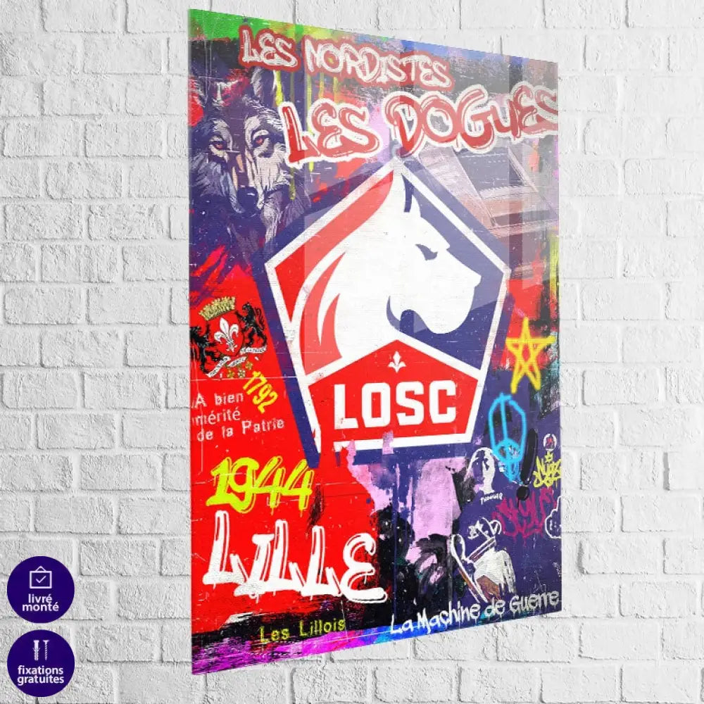 Tableau Lille LOSC FOOTBALL c