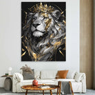 Tableau Lion Suprême 40x60cm / Affiche sans cadre Tableau lion