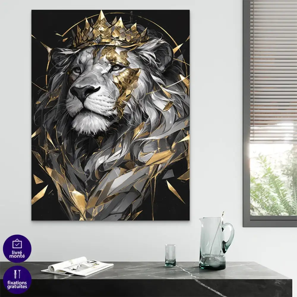 Tableau Lion Suprême Tableau lion