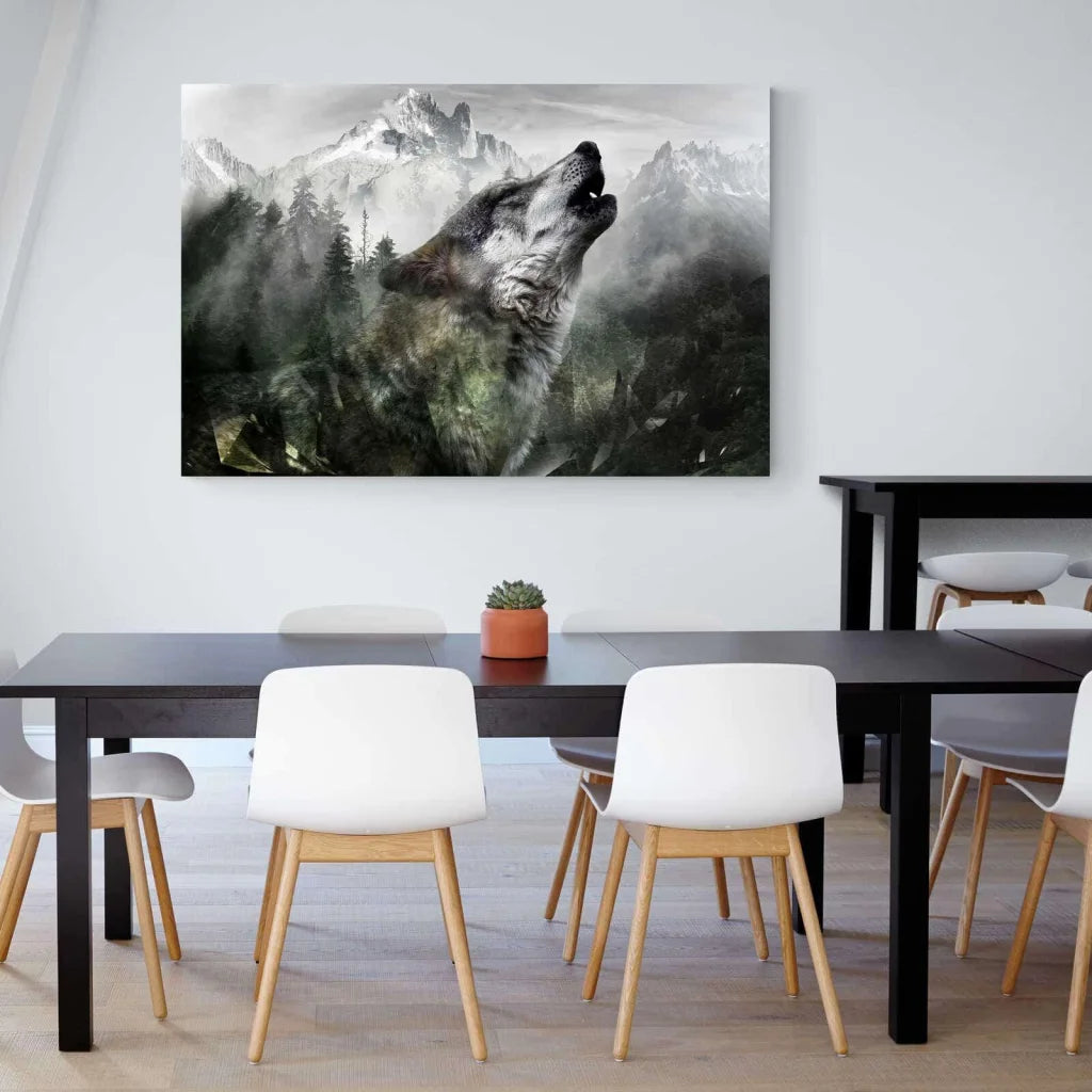 Tableau Loup de Montagne - Montableaudeco
