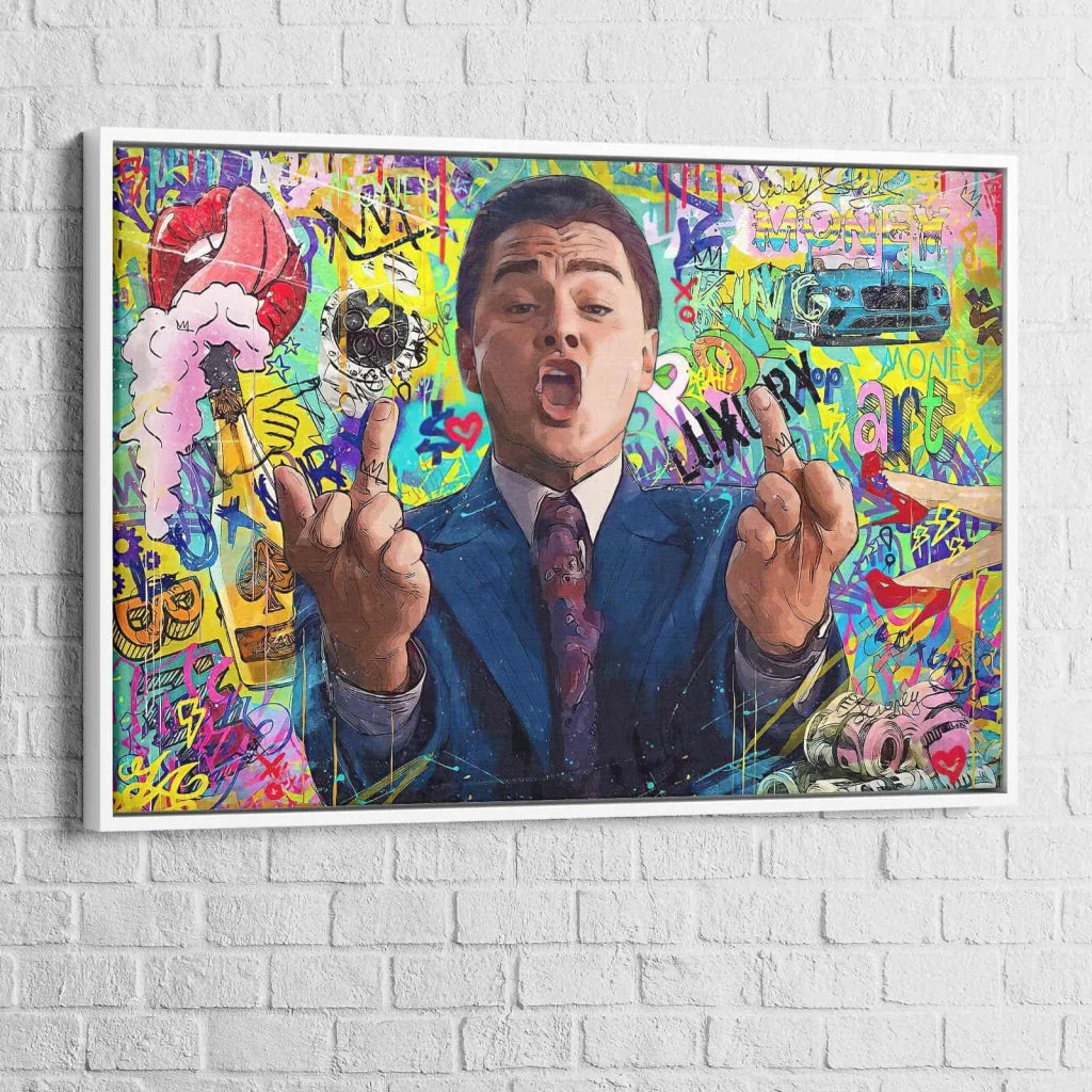 Tableau Loup de Wall Street - Montableaudeco