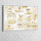 Tableau Fashion Brand Gold - Montableaudeco