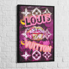 Tableau Luxe Louis Vuitton 40x60cm / Cadre Noir Tableau Luxe