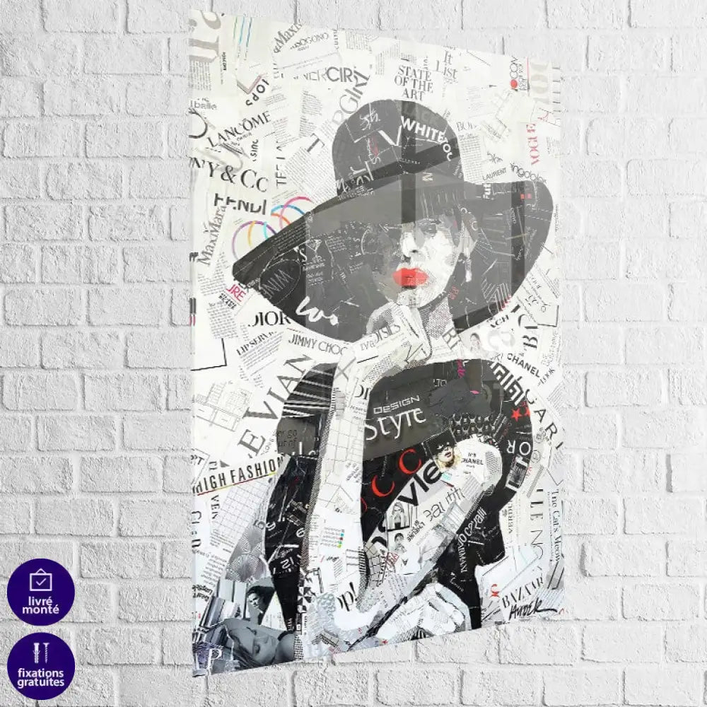 Tableau Luxe Silhouette Glamour 40x60cm / Plexiglas Tableau Luxe