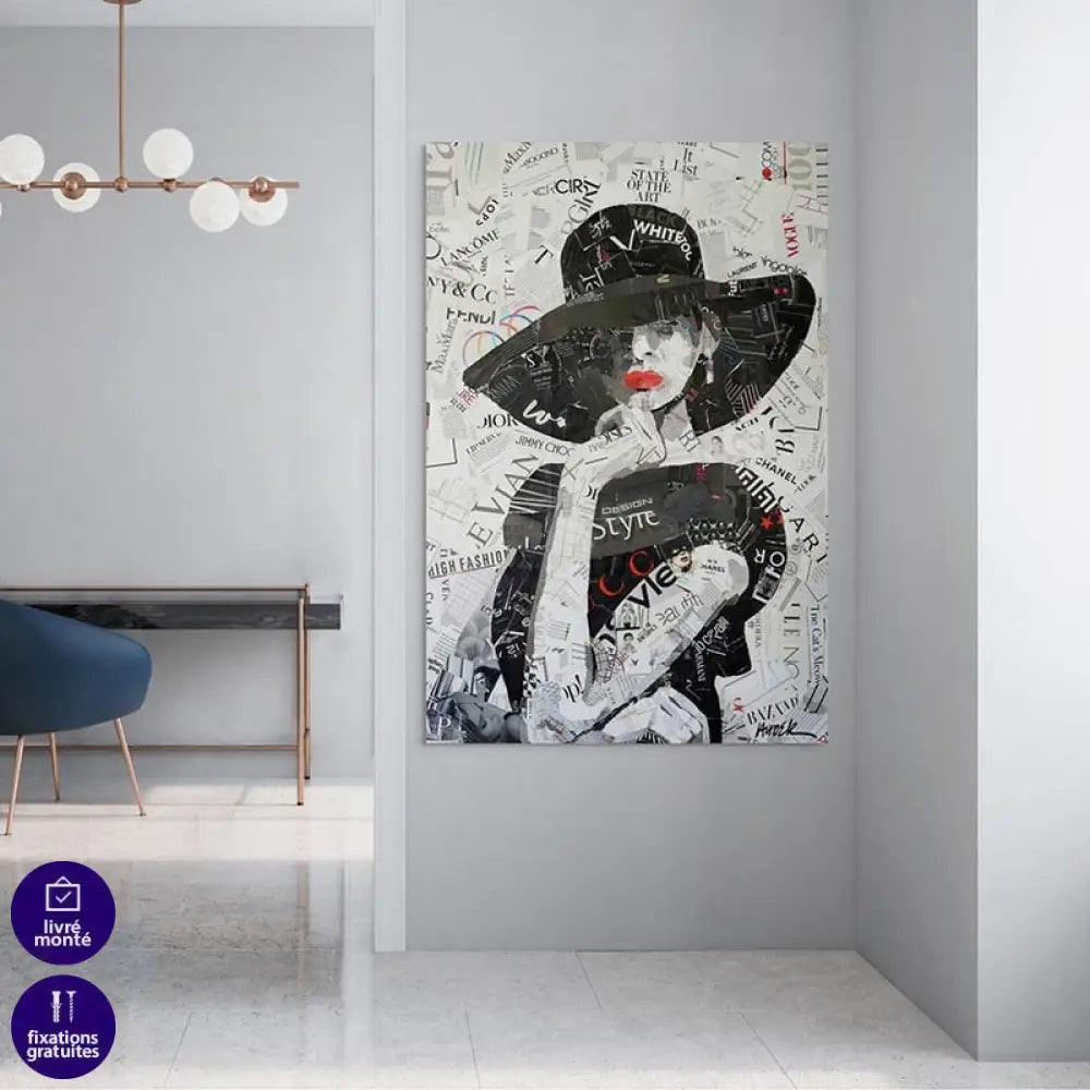 Tableau Luxe Silhouette Glamour Tableau Luxe